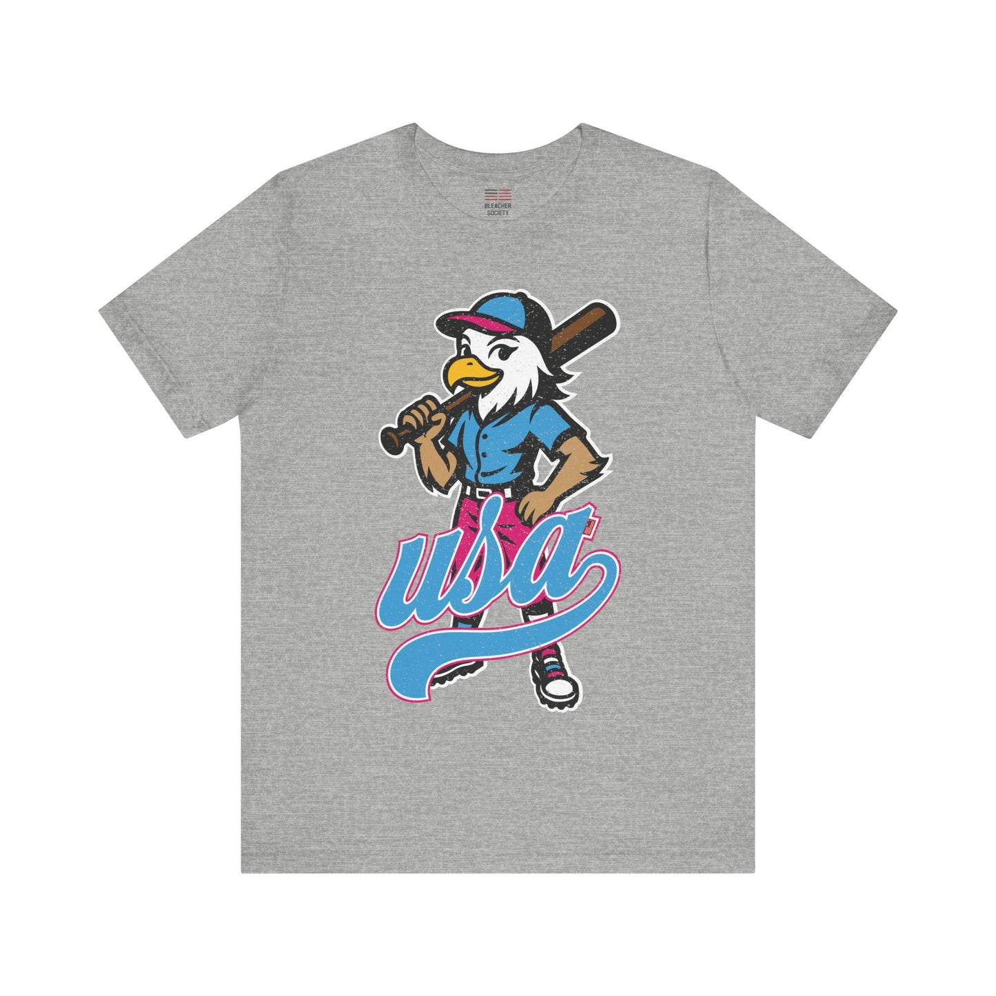 USA Baseball Fan | Power Girl | Unisex Tshirt