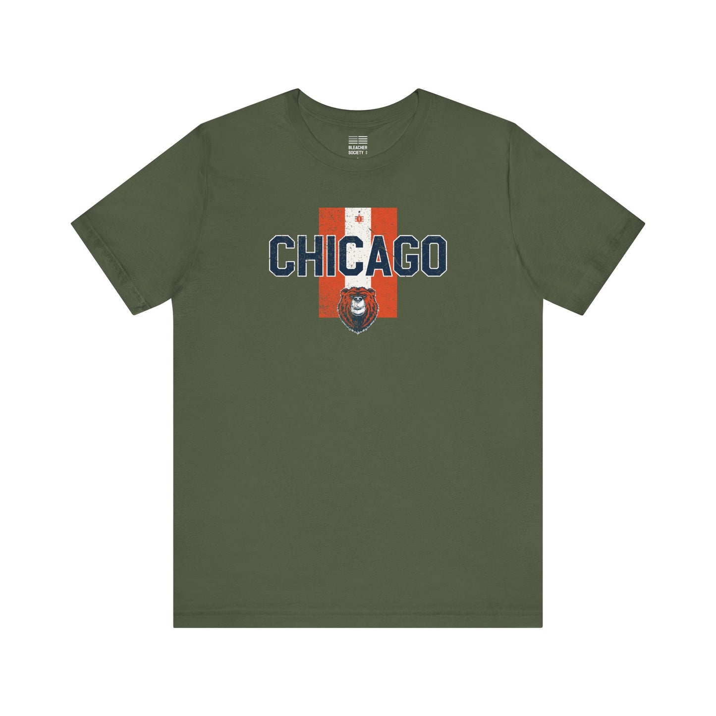 Chicago Football Fan | Stripes of passion | Unisex Tshirt