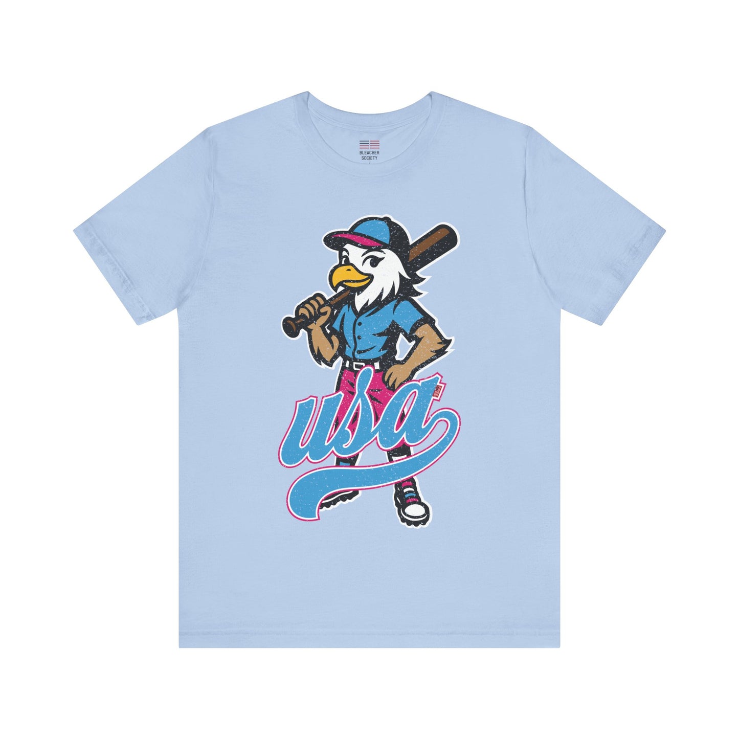 USA Baseball Fan | Power Girl | Unisex Tshirt
