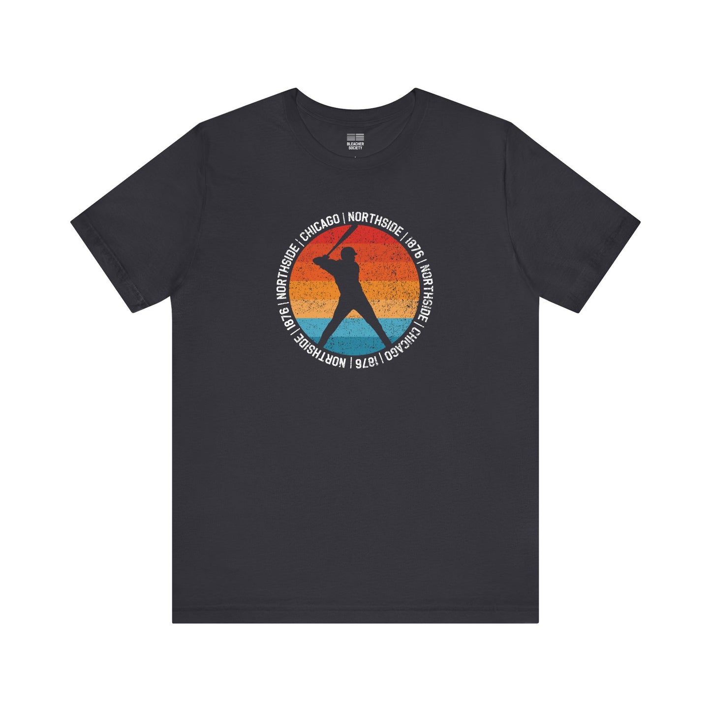 Chicago Baseball Fan | Circle Sunset | Unisex Tshirt