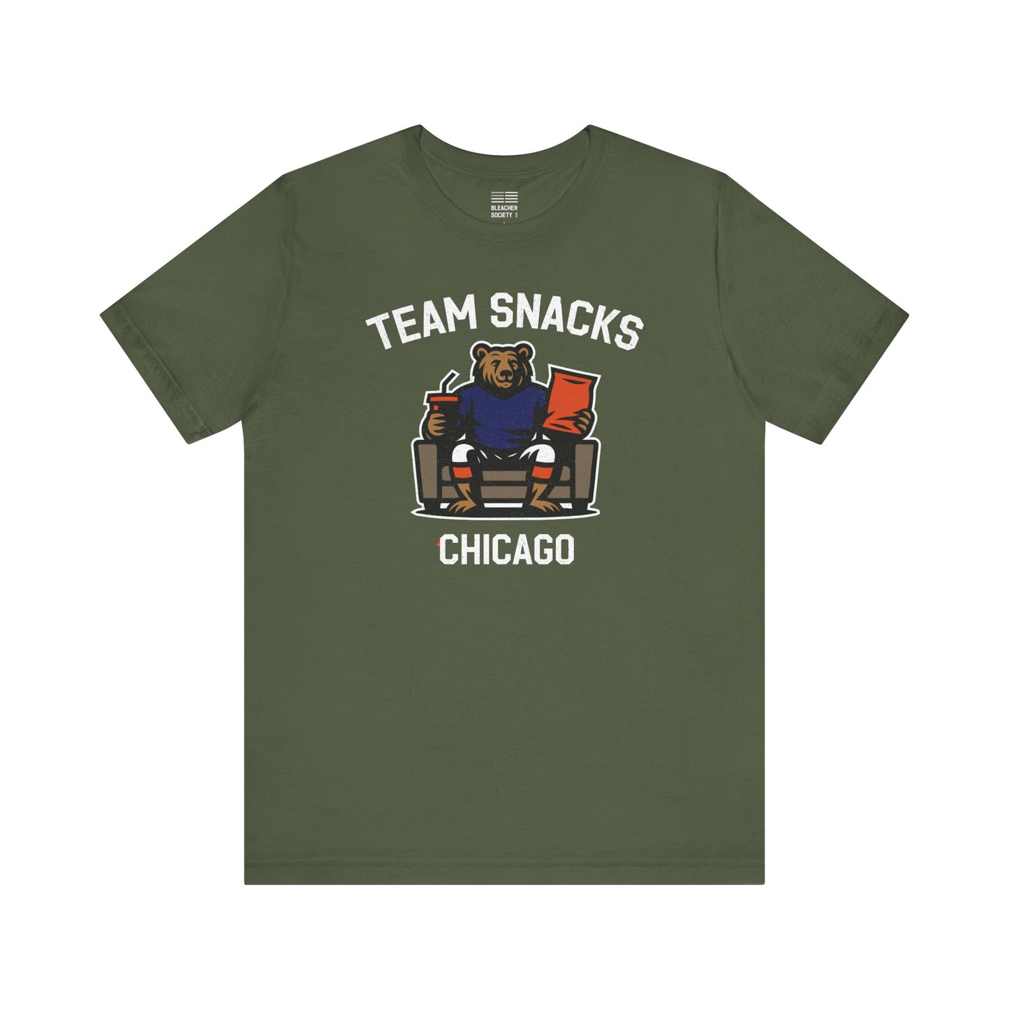 Chicago Football Fan | Team Snacks | Unisex Tshirt