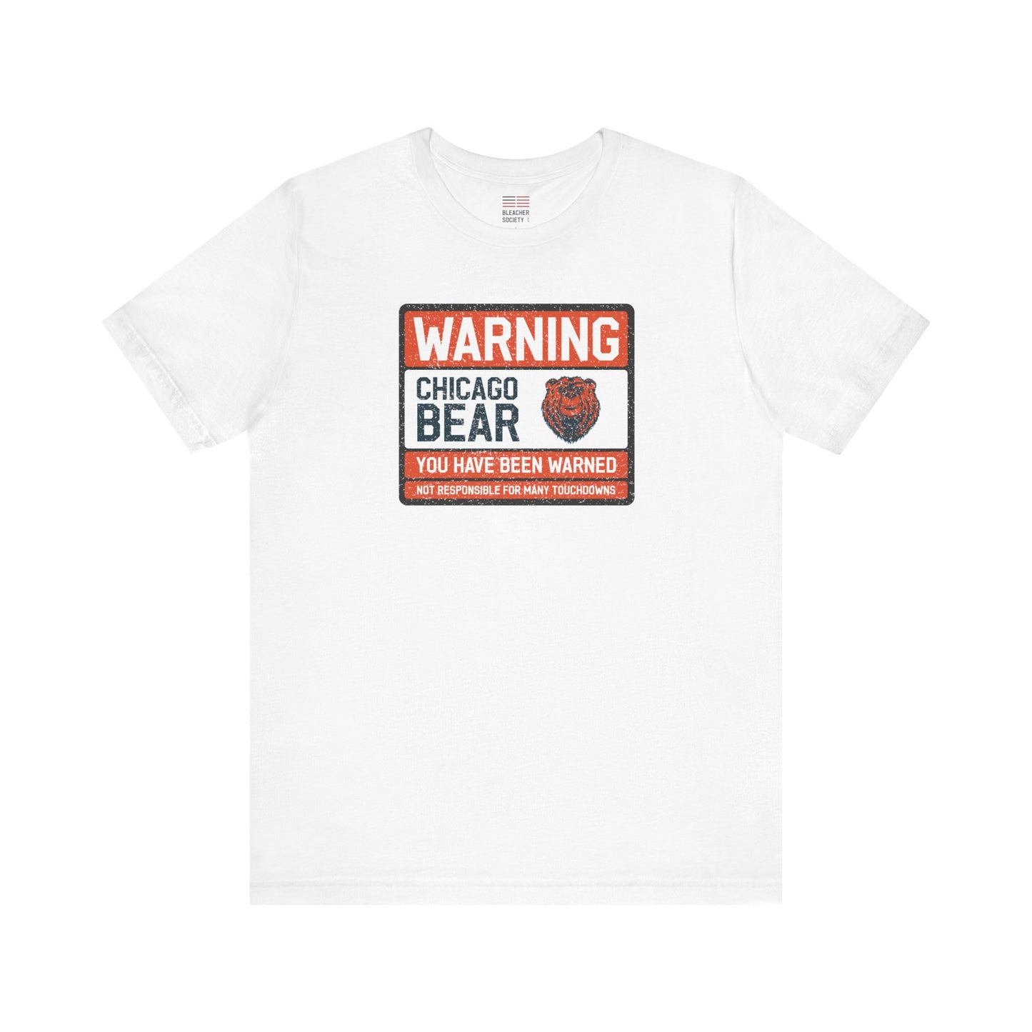 Chicago Football Fan | Warning | Unisex Tshirt
