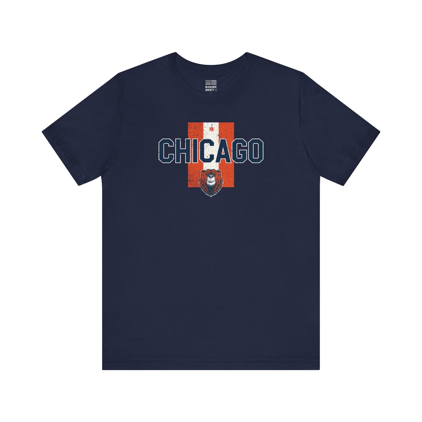 Chicago Football Fan | Stripes of passion | Unisex Tshirt