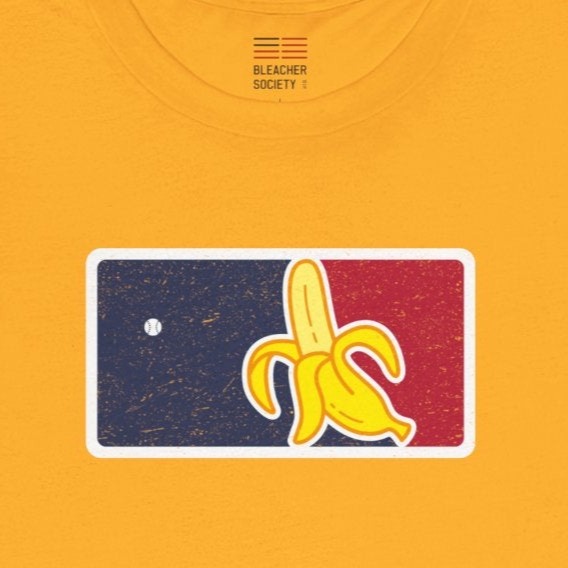 Yellow t-shirt with a graphic design on a white background