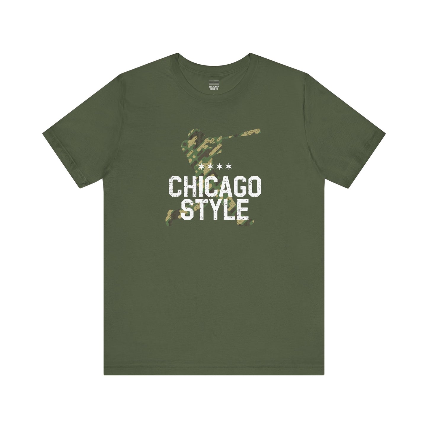 Chicago Baseball Fan | Style Camouflage | Unisex Tshirt