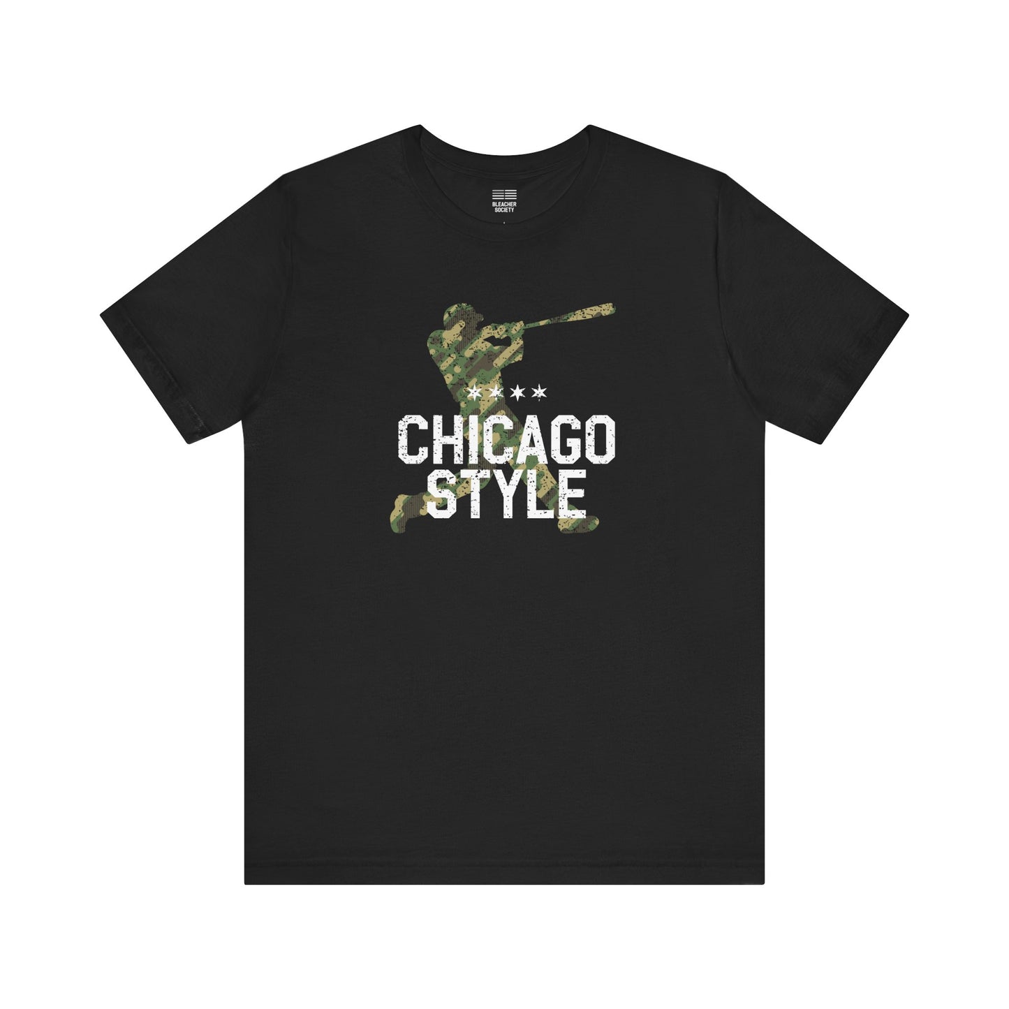 Chicago Baseball Fan | Style Camouflage | Unisex Tshirt
