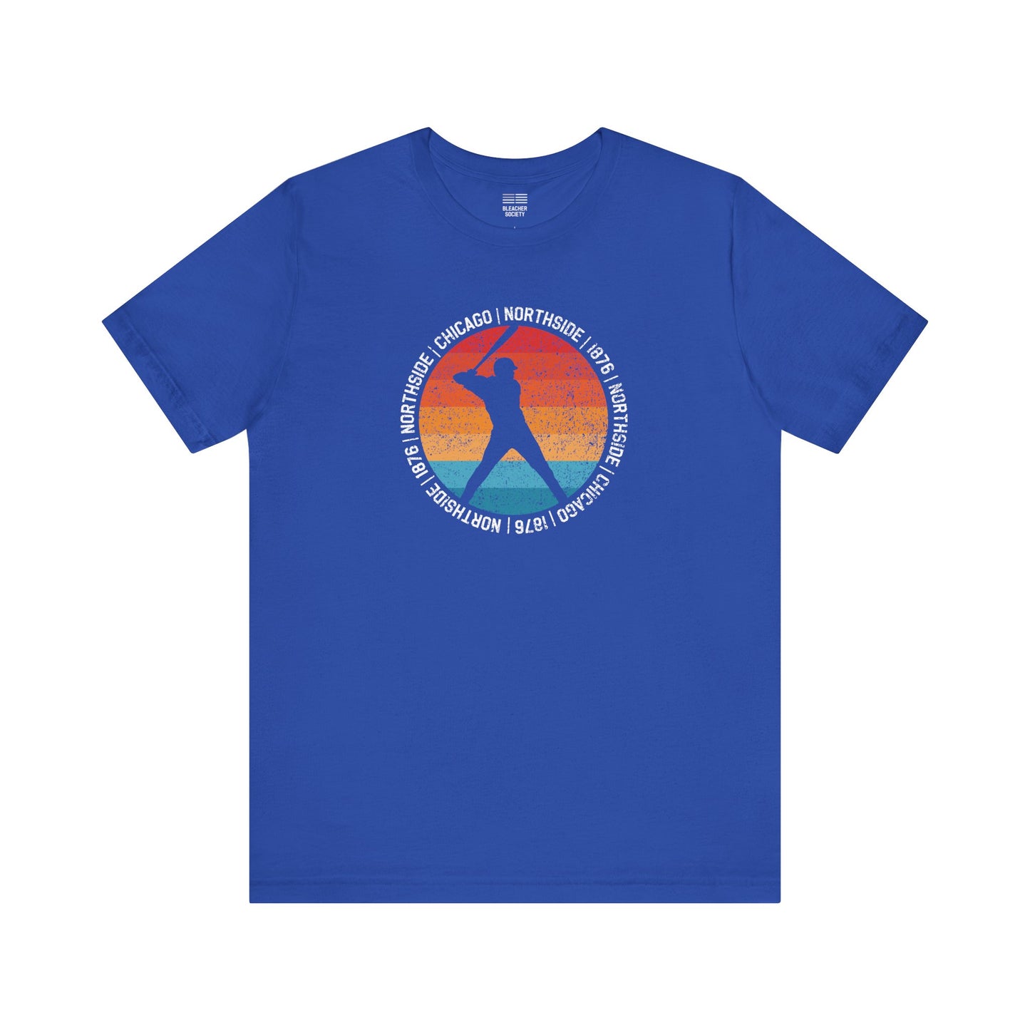 Chicago Baseball Fan | Circle Sunset | Unisex Tshirt