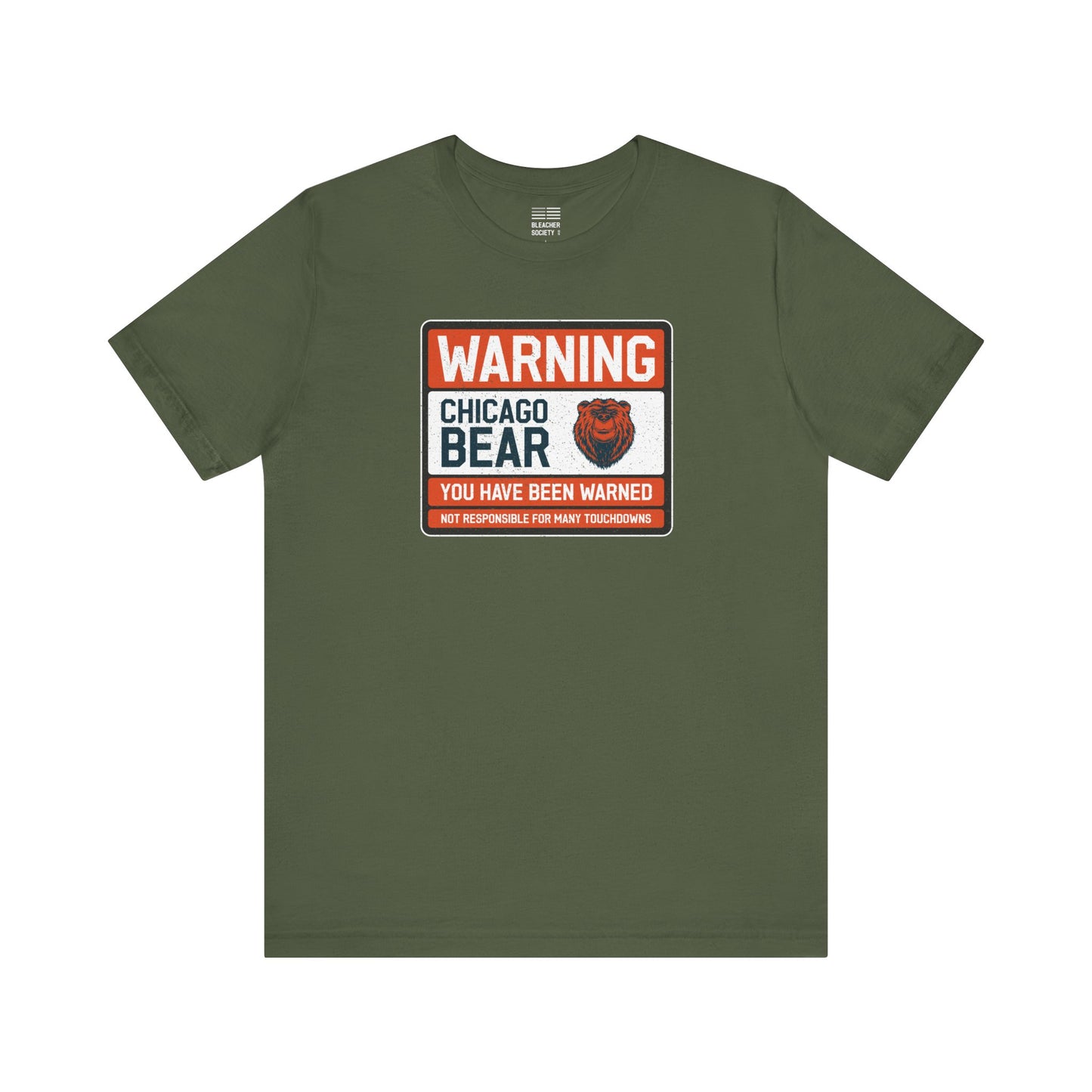 Chicago Football Fan | Warning | Unisex Tshirt