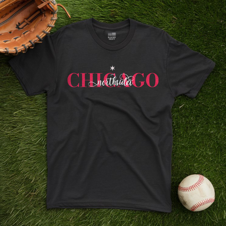 Chicago Chic Baseball Fan | Fashion NorthSide Star | Unisex Tshirt
