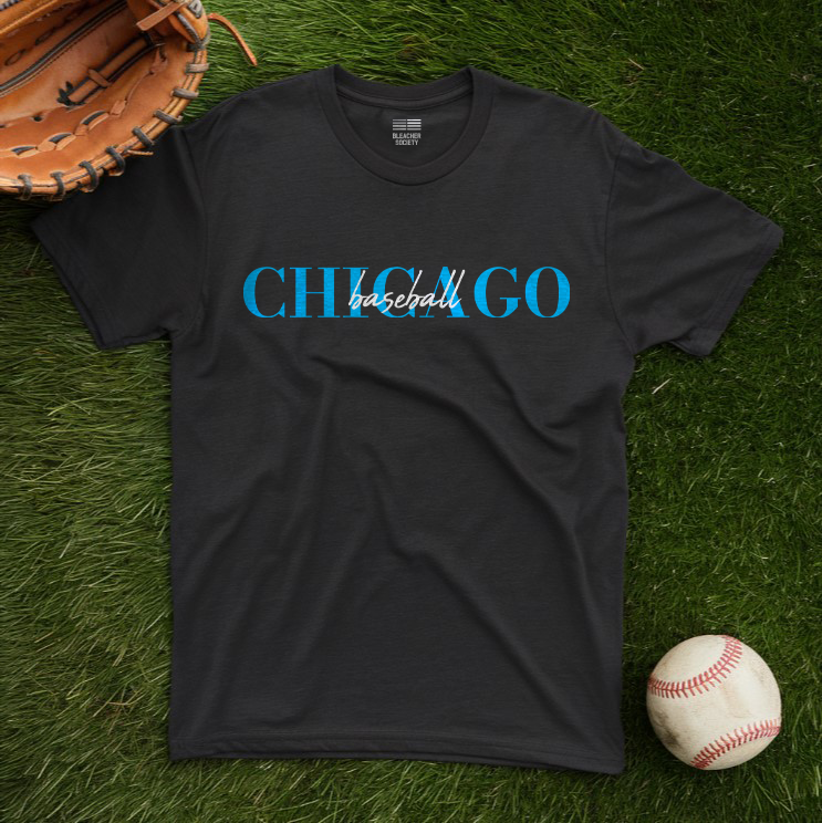 Chicago Chic Baseball Fan | Wide Chicago | Unisex Tshirt