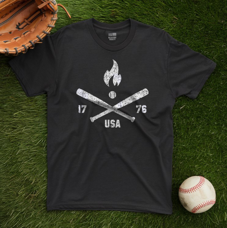 Baseball Fan | On Fire | Unisex Tshirt