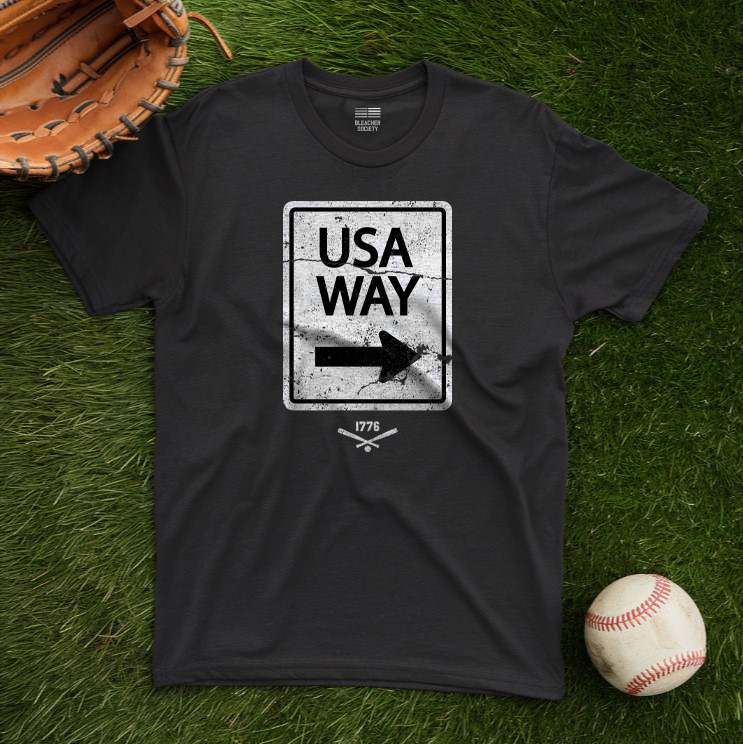 Baseball Fan | USA Way Sign | Unisex Tshirt