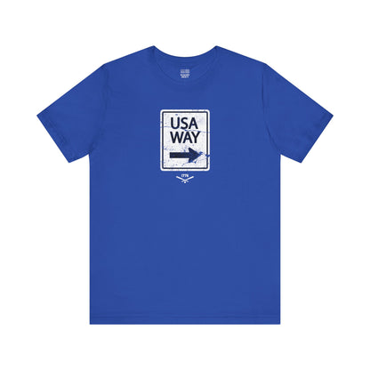 Baseball Fan | USA Way Sign | Unisex Tshirt