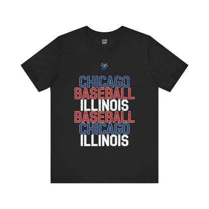 Chicago Baseball Fan | Wrigley Chicago Illinois | Unisex Tshirt