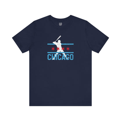 Chicago Baseball Fan | Flag City | Unisex Tshirt