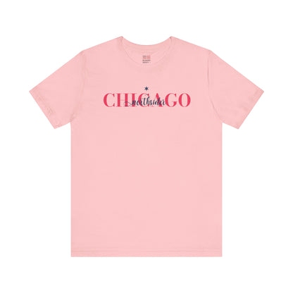 Chicago Chic Baseball Fan | Fashion NorthSide Star | Unisex Tshirt