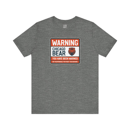 Chicago Football Fan | Warning | Unisex Tshirt