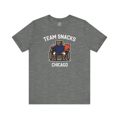Chicago Football Fan | Team Snacks | Unisex Tshirt