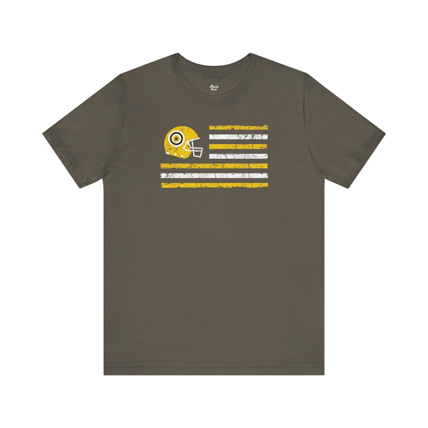Pittsburgh Football Fan| US Helmet Flag