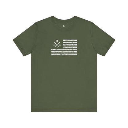 Boston Baseball Fan | US Flag