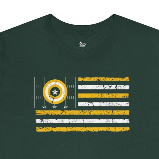 Green Bay Football Fan | US Star Flag
