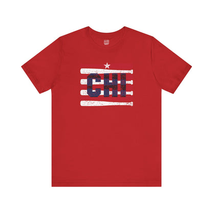 Chicago Baseball Fan | BatFlag | Unisex Tshirt