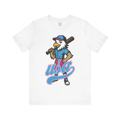 USA Baseball Fan | Power Girl | Unisex Tshirt