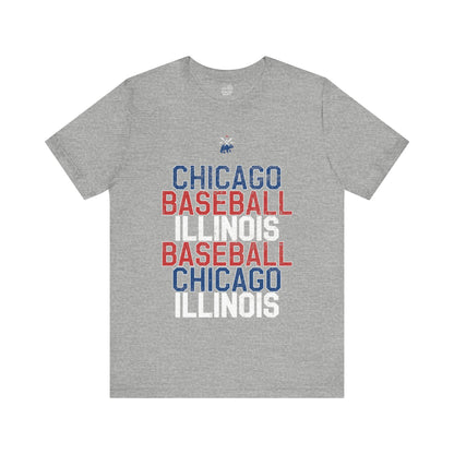 Chicago Baseball Fan | Wrigley Chicago Illinois | Unisex Tshirt