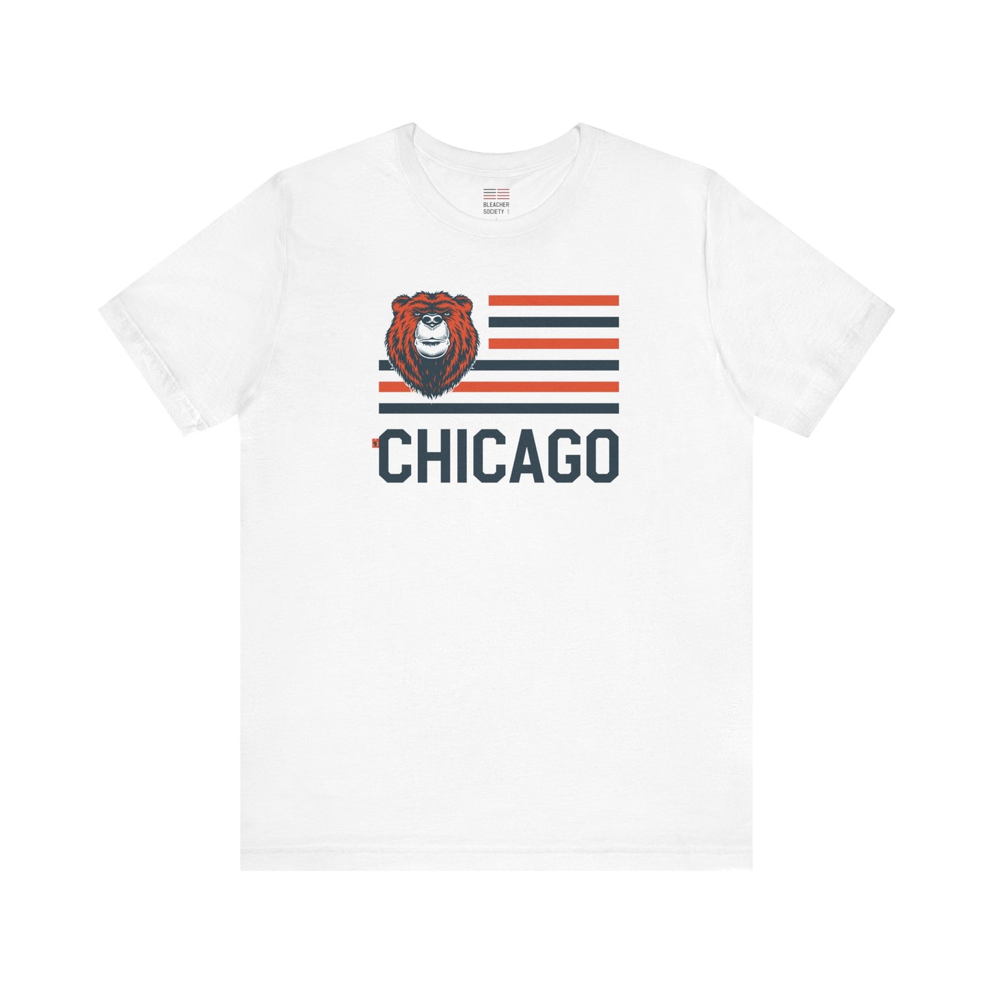 Chicago Football Fan | Animal Flag | Unisex Tshirt