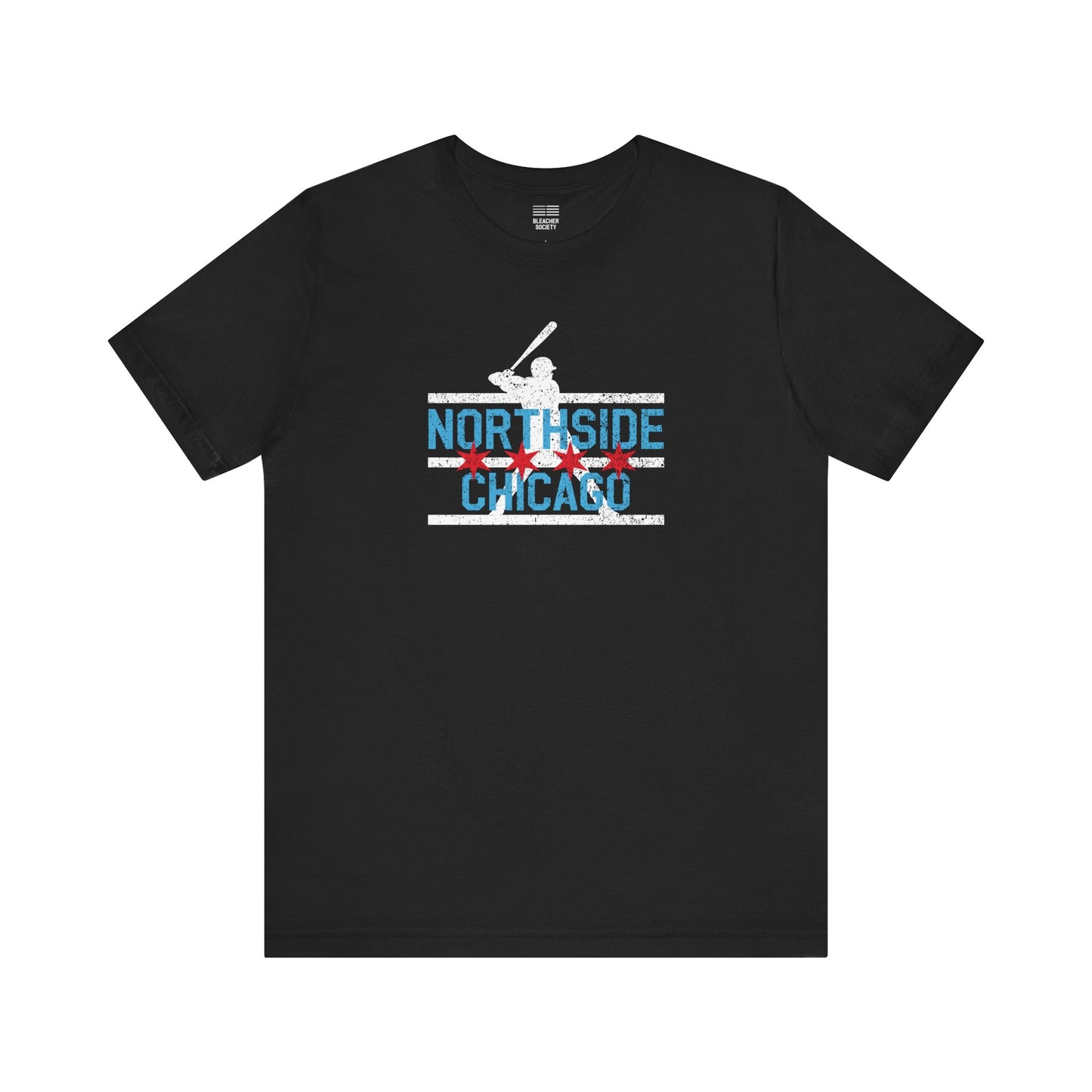 Chicago Baseball Fan | NorthSide City Flag | Unisex Tshirt