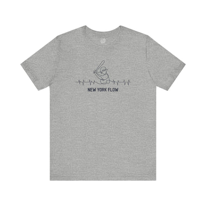 New York & Bronx Baseball Fan | Flow beat | Unisex Tshirt