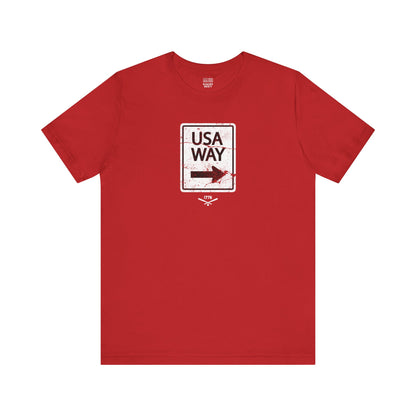 Baseball Fan | USA Way Sign | Unisex Tshirt