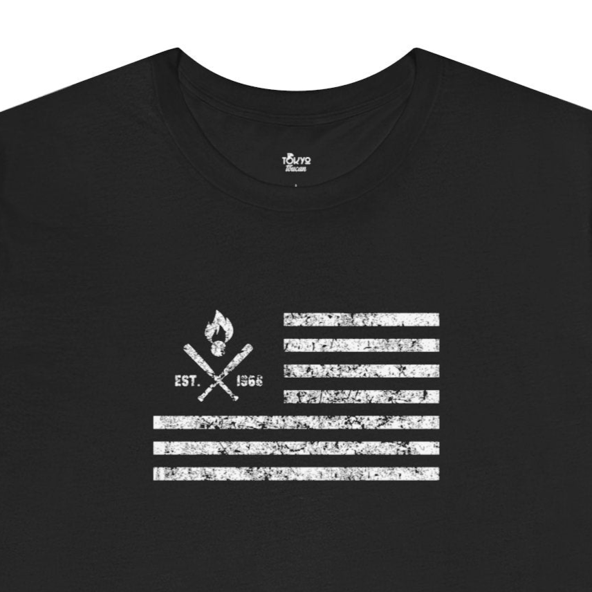 Atlanta Baseball Fan |  US flag