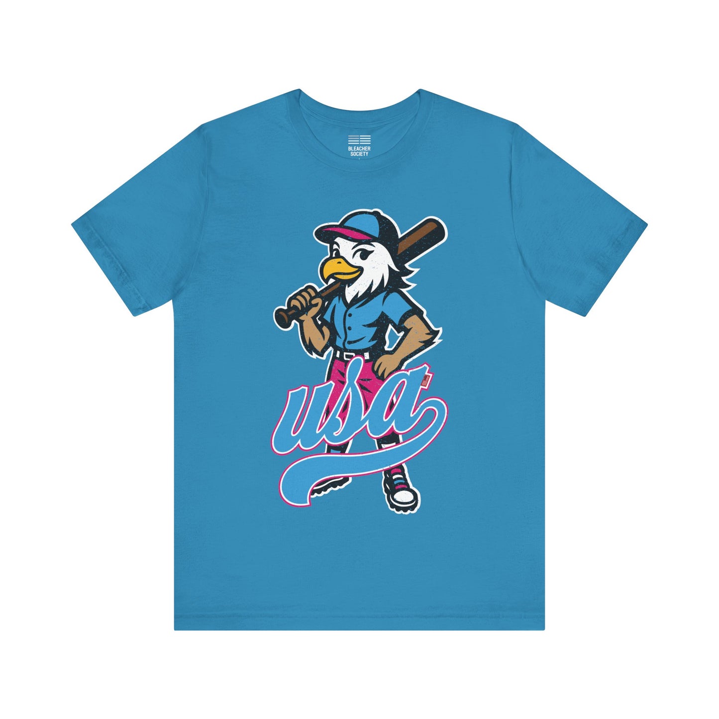 USA Baseball Fan | Power Girl | Unisex Tshirt