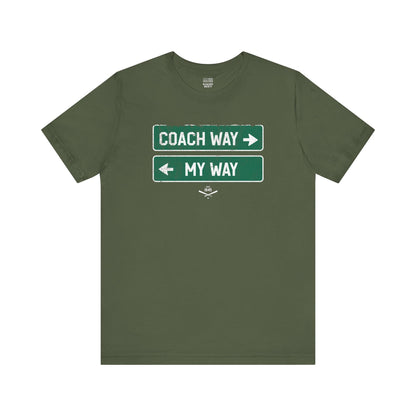 Baseball Fan | Coach HighWaySign | Unisex Tshirt
