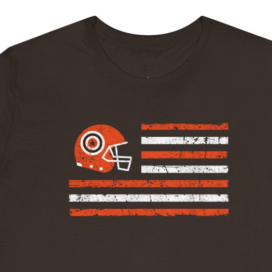Cleveland Football Fan | US Helmet Flag
