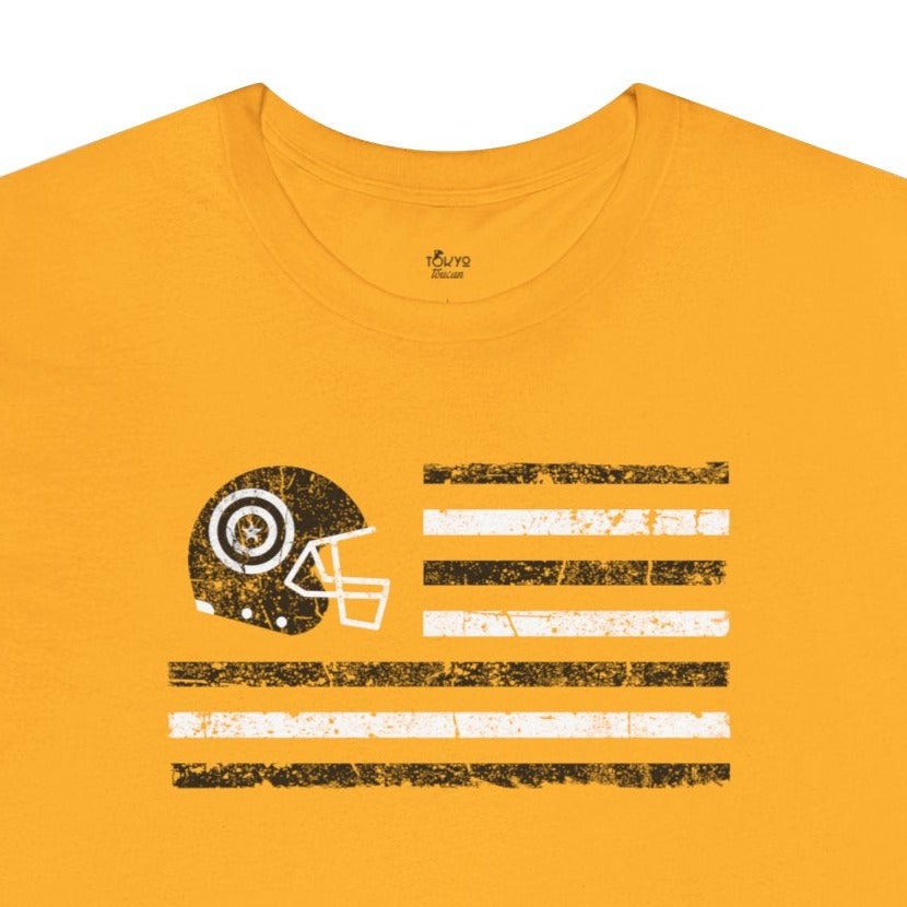 Pittsburgh Football Fan| US Helmet Flag
