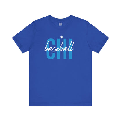 Chicago Chic Baseball Fan | Tall CHI | Unisex Tshirt