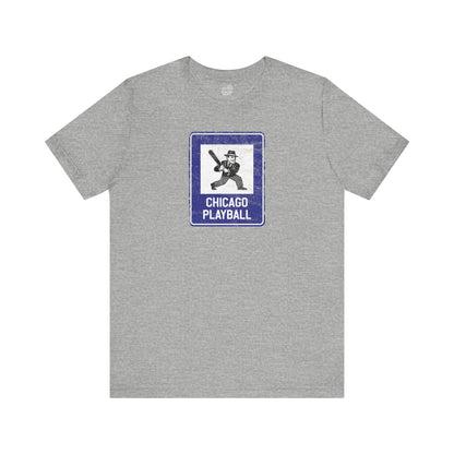 Chicago Baseball Fan | Gang Info Sign | Unisex Tshirt