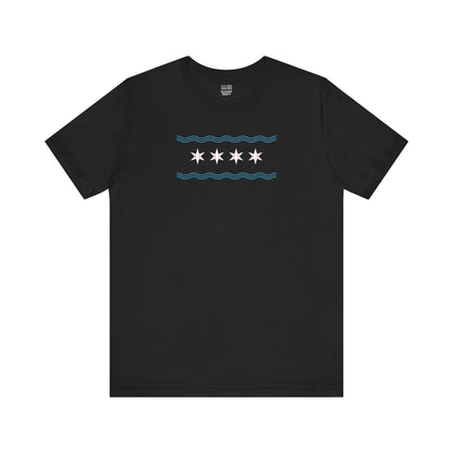 Chicago Chic Baseball Fan | Chic Flag | Unisex Tshirt