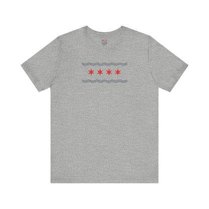 Chicago Chic Baseball Fan | Chic Flag | Unisex Tshirt