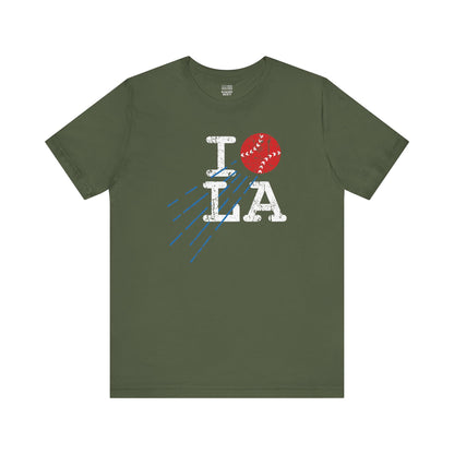 LA Baseball Fan | I Love | Unisex Tshirt