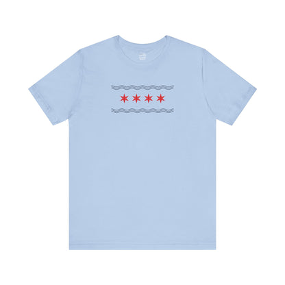 Chicago Chic Baseball Fan | Chic Flag | Unisex Tshirt