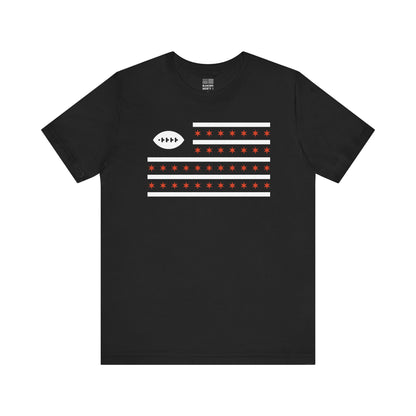 Chicago Football Fan | Country and City Flag | Unisex Tshirt