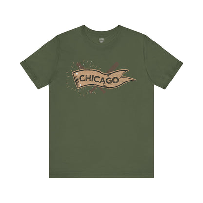 Chicago Baseball Fan |Vintage Banner | Unisex Tshirt