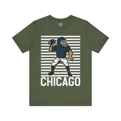 Chicago Football Fan | QBeast | Unisex Tshirt