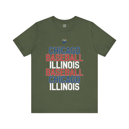 Chicago Baseball Fan | Wrigley Chicago Illinois | Unisex Tshirt