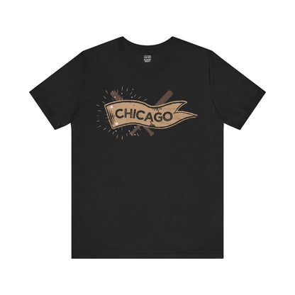 Chicago Baseball Fan |Vintage Banner | Unisex Tshirt