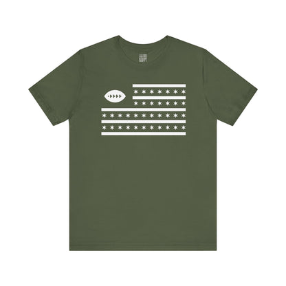 Chicago Football Fan | Country and City Flag | Unisex Tshirt