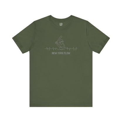 New York & Bronx Baseball Fan | Flow beat | Unisex Tshirt